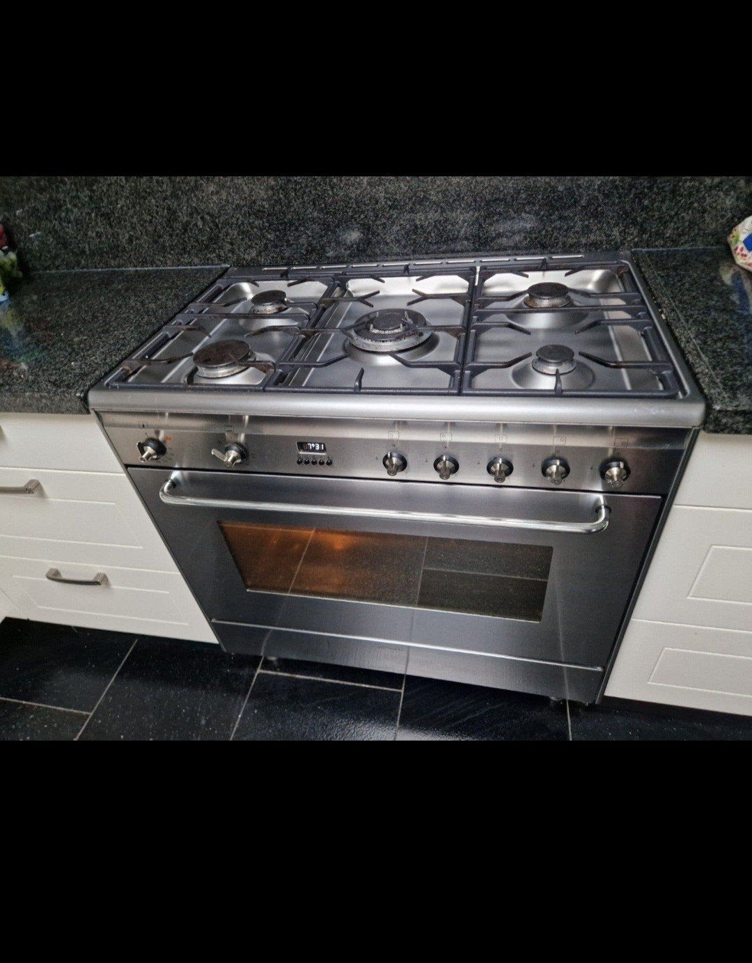 Smeg oven 90 cm breed - gebruikt, voor een klein prijsje, Witgoed en Apparatuur, Ovens, Ophalen, Gebruikt, Smeg, Oven