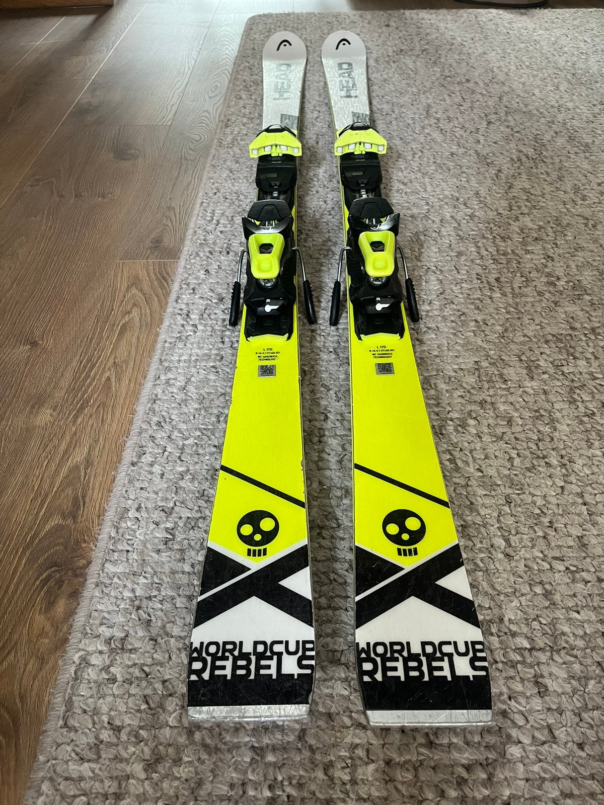 HEAD skiset, Ophalen, 160 tot 180 cm, Gebruikt, Skiën