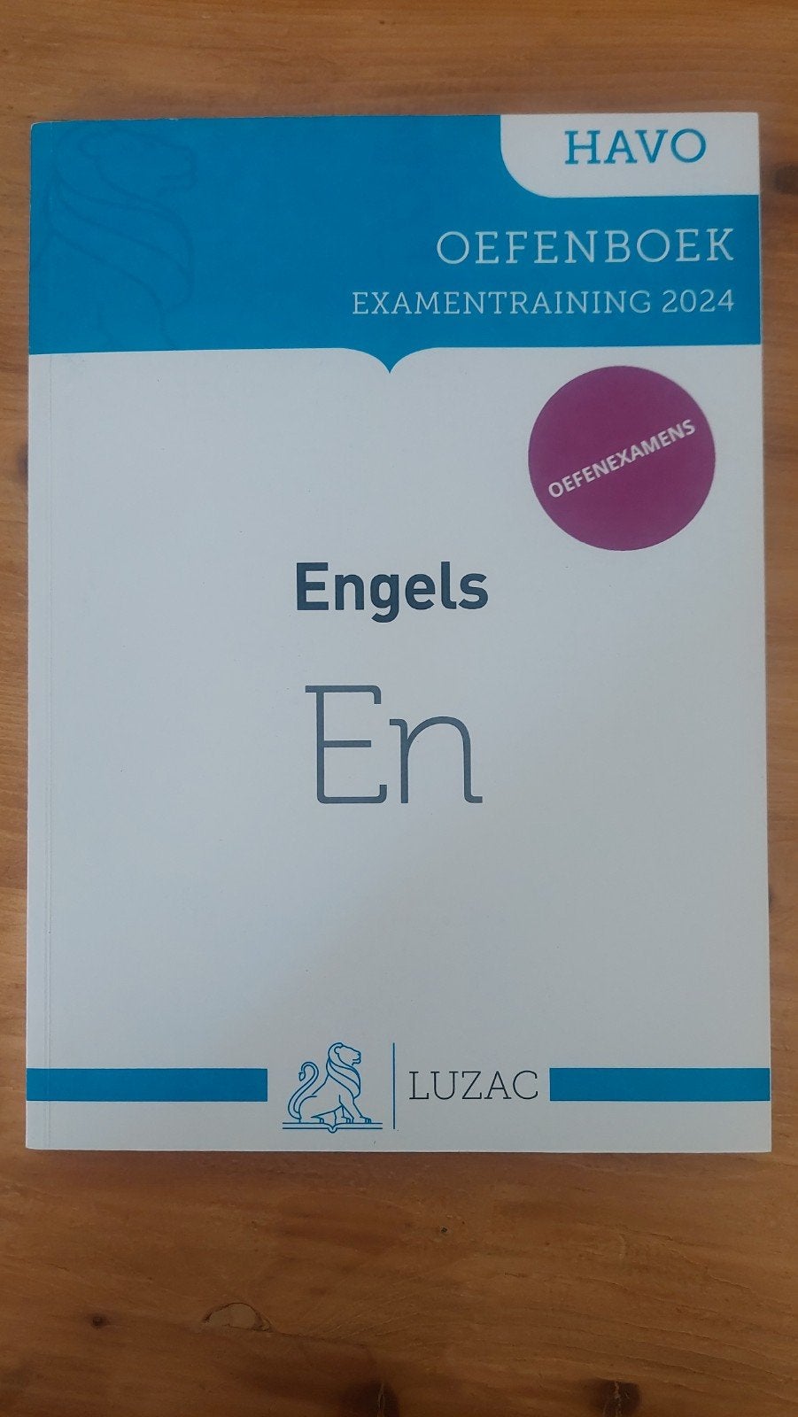 HAVO Oefenboek Examentraining 2024 Engels Luzac, Boeken, Schoolboeken, Ophalen of Verzenden, Zo goed als nieuw, Luzac