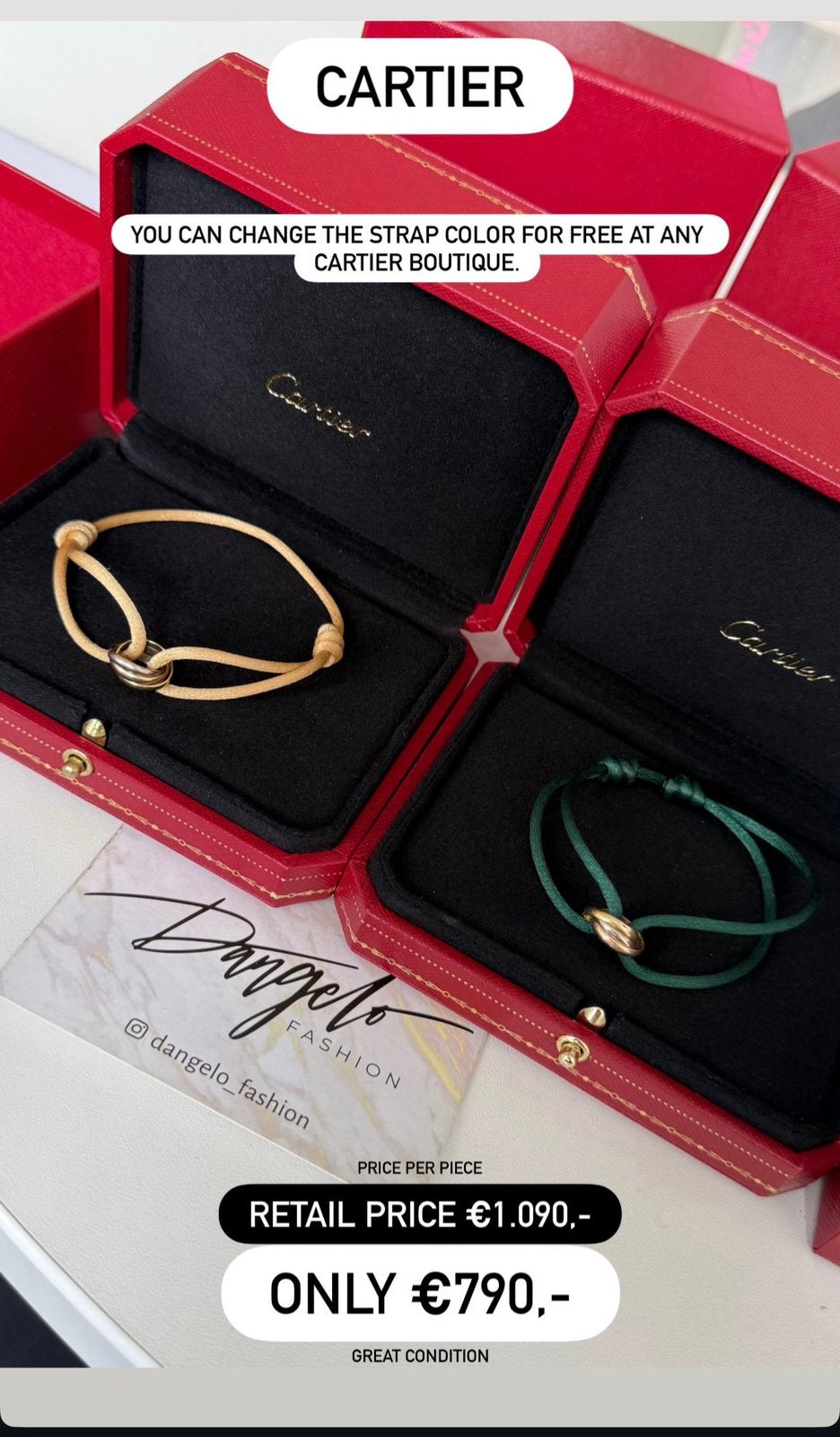 Cartier armband 2x, Ophalen of Verzenden, Zo goed als nieuw
