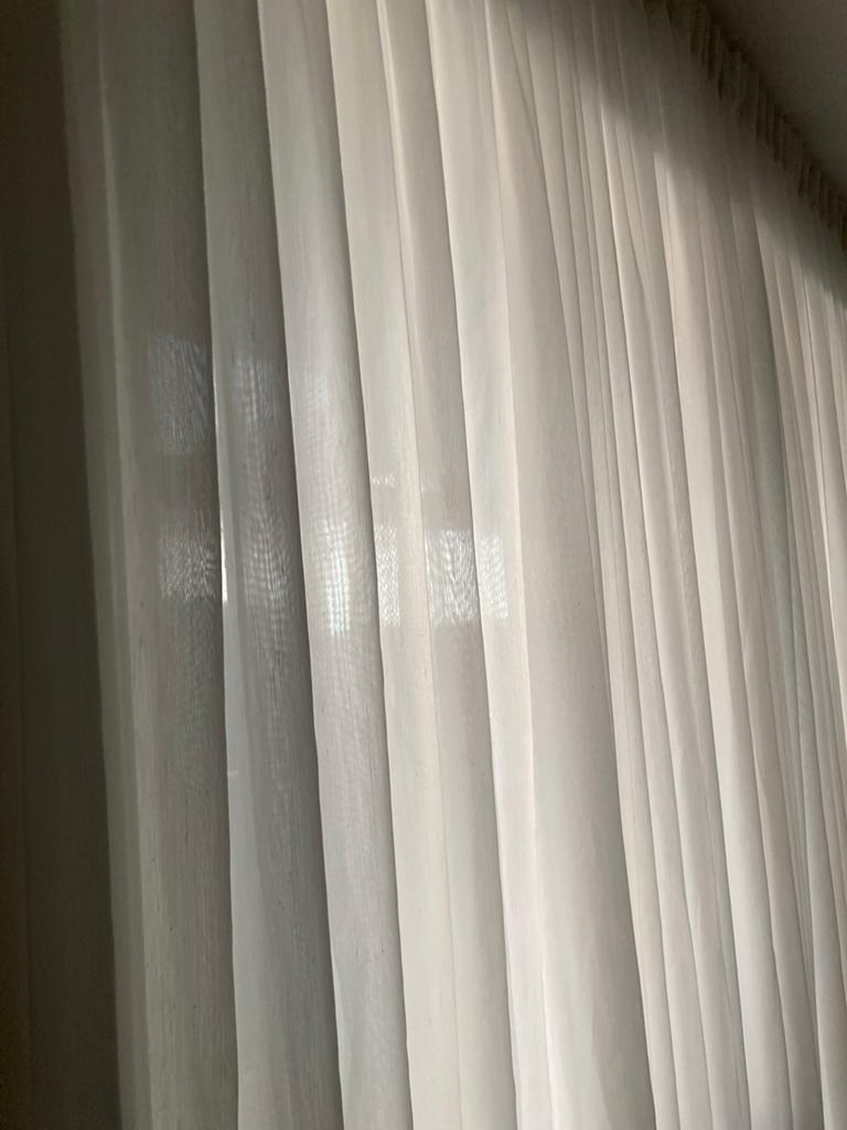 Lichte, transparante witte gordijnen, Ophalen, 200 cm of meer, Wit, 150 tot 200 cm
