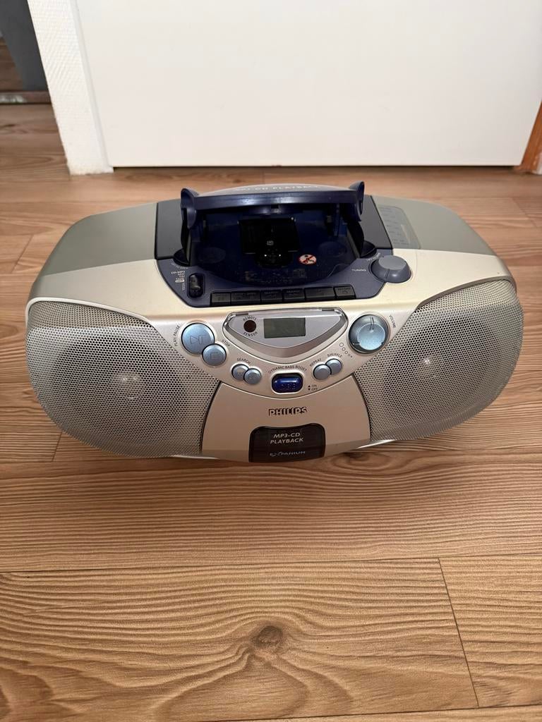 Philips AZS130 MP3-CD Soundmachine - Draagbare Radio/CD, Audio, Tv en Foto, Radio's, Ophalen of Verzenden, Gebruikt