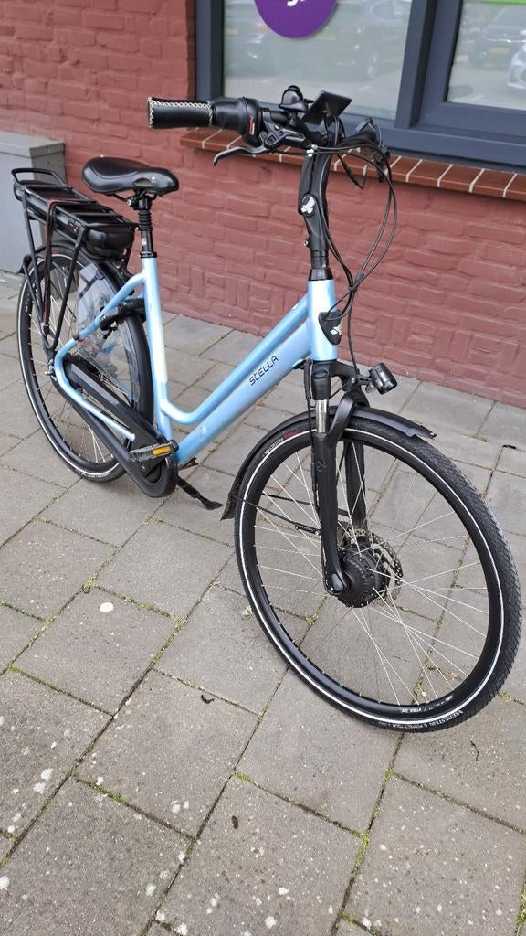 Stella elektrische fiets - Lichtblauw, Overige merken, Gebruikt, Ophalen of Verzenden, 51 tot 55 cm