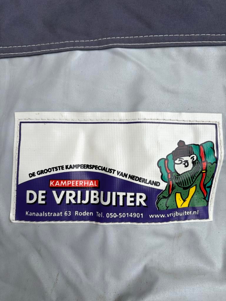 Voortent, stokken  en draagtas voor caravan Knaus 450 fu, Ophalen of Verzenden, Gebruikt, Tot en met 4