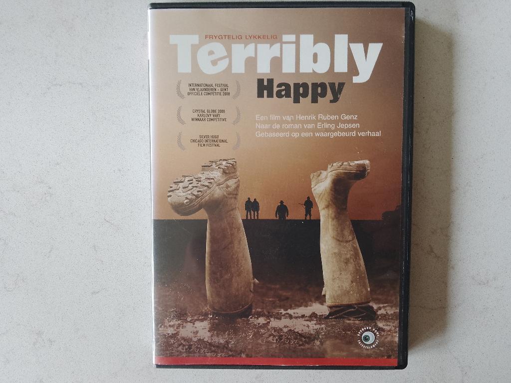 Terribly happy - Henrik Ruben Genz, Vanaf 16 jaar, Ophalen of Verzenden, Zo goed als nieuw, Scandinavië