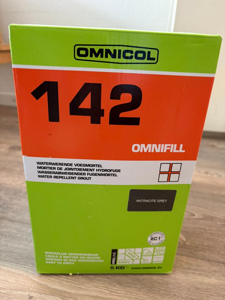 Omnicol voegmiddel, Doe-het-zelf en Verbouw, Tegels, Minder dan 5 m², Overige materialen, 60 cm of meer, Minder dan 20 cm