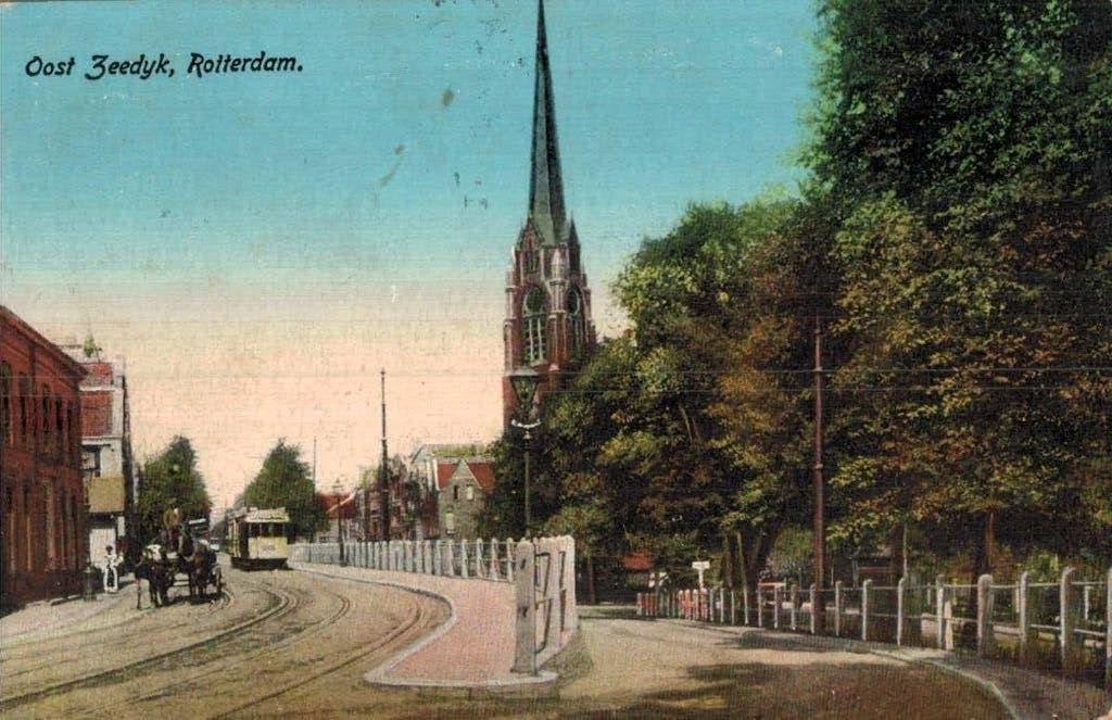 Oost Zeedyk, Rotterdam - Kralingen (1915), Ophalen of Verzenden, Voor 1920, Gelopen, Zuid-Holland
