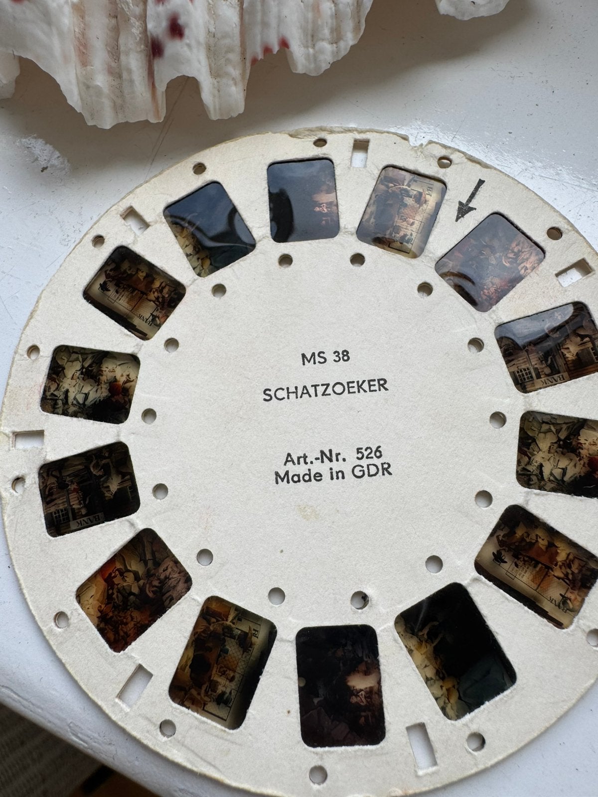 Viewmaster schijf schatzoeker made in GDR, Ophalen of Verzenden, Zo goed als nieuw