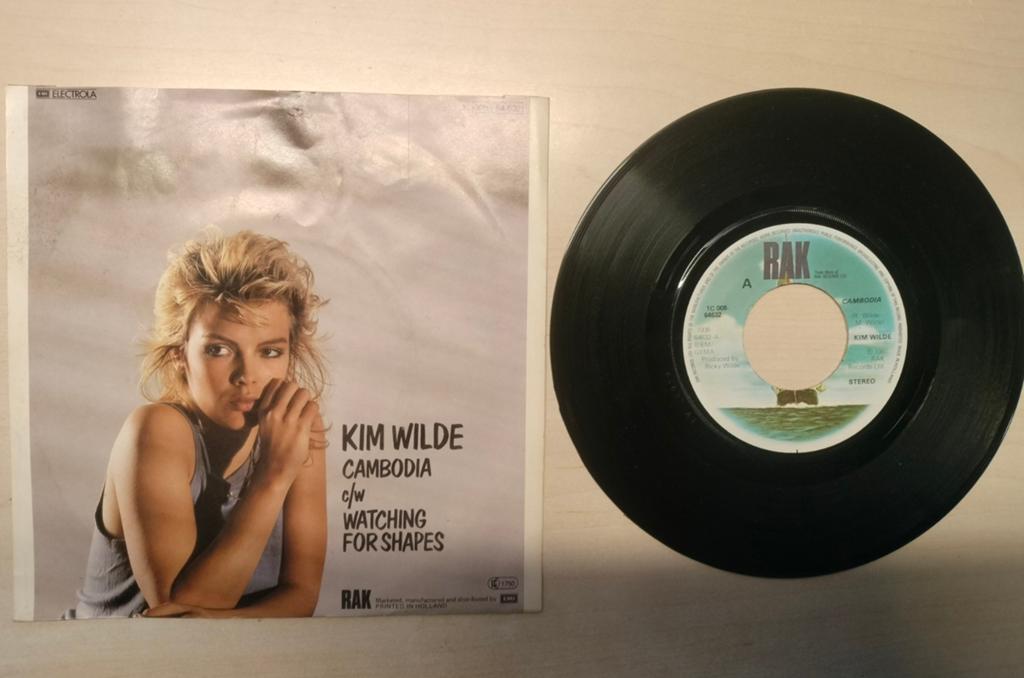 Kim Wilde - Cambodia / Watching for shapes, Ophalen of Verzenden, Gebruikt, Pop