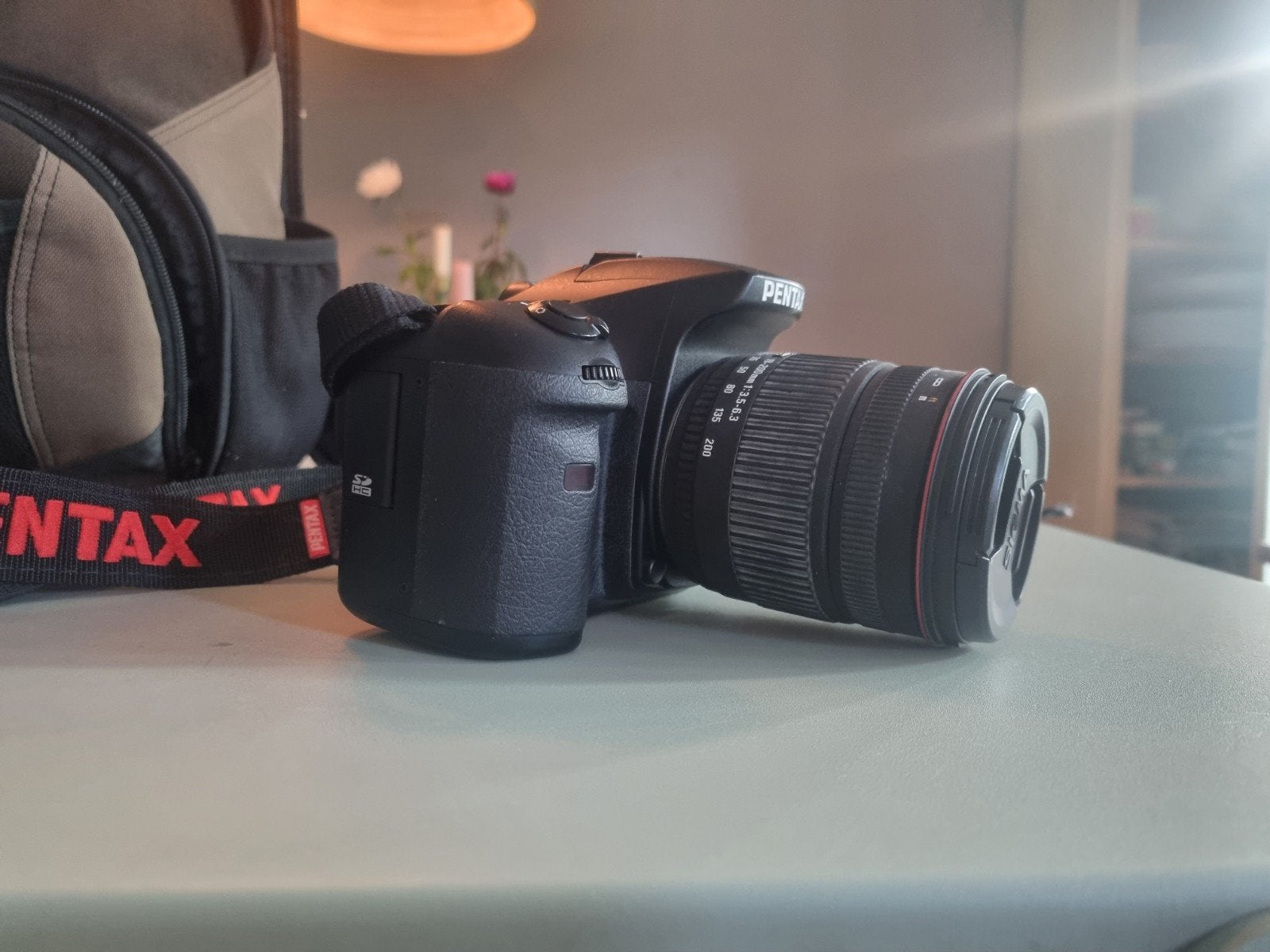 Pentax K20D digitale camera, Audio, Tv en Foto, Fotocamera's Digitaal, Ophalen, Zo goed als nieuw, Canon, 8 keer of meer