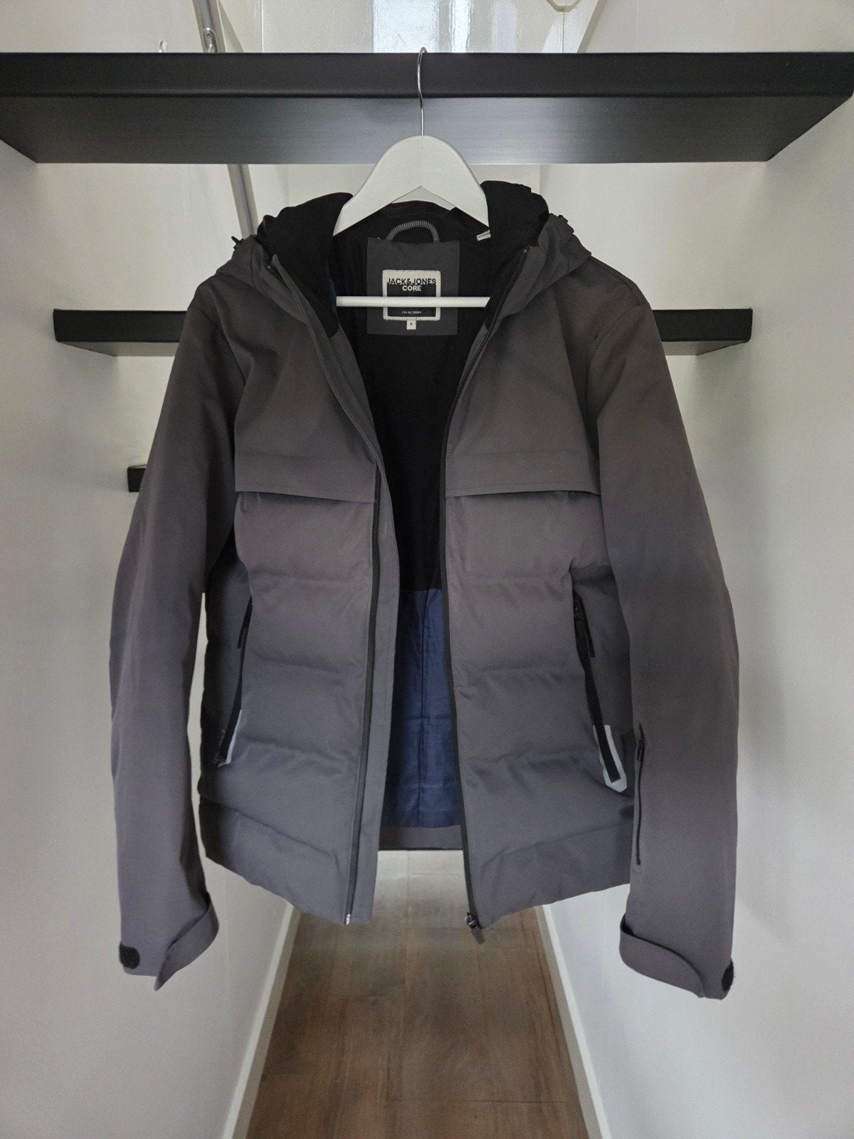 Nieuwe Jack & Jones winterjas voor jongens - Maat S, Ophalen, Nieuw, Jack&Jones, Grijs