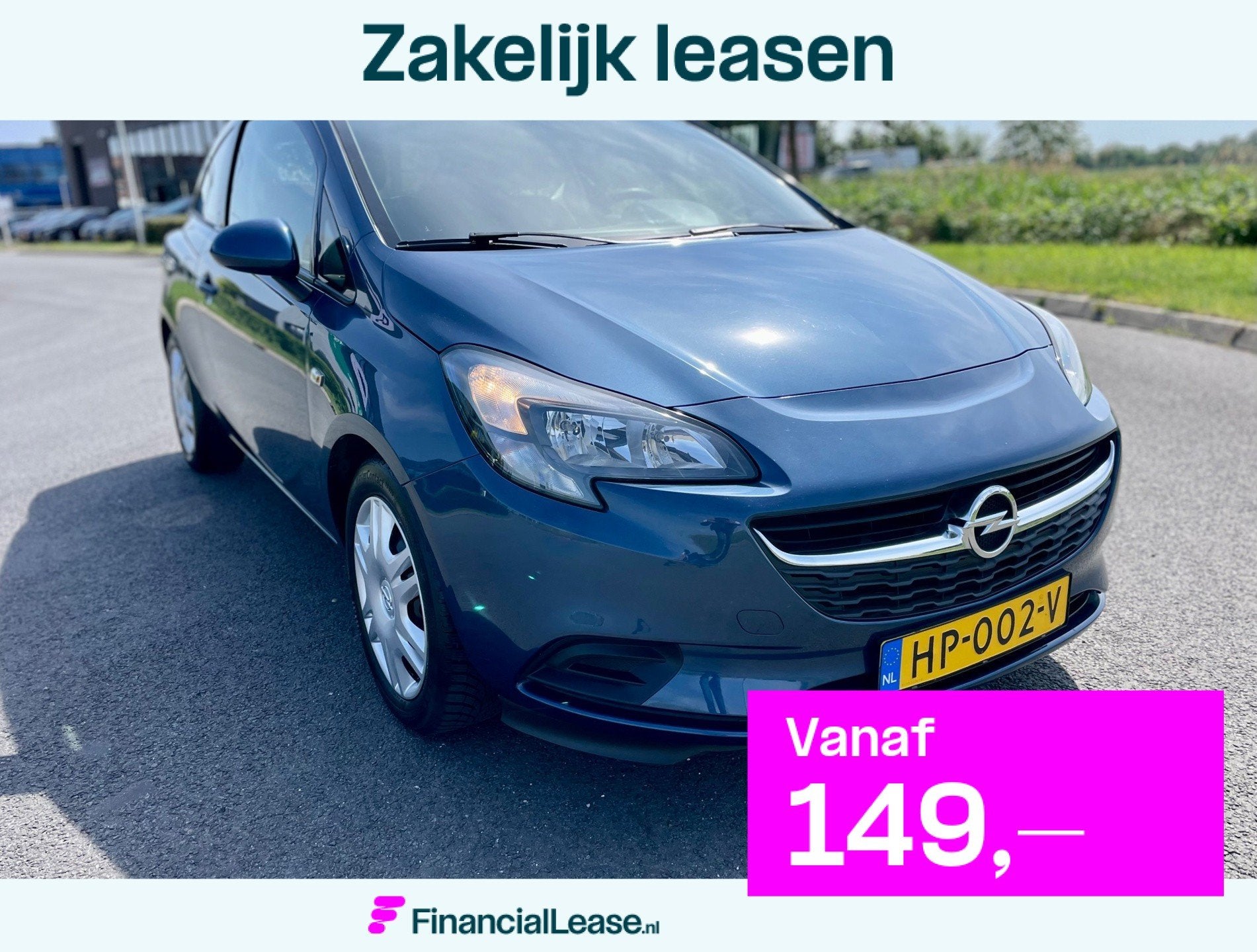 Opel Corsa 1.3 CDTI Business+ Aut, 3drs, Airco, Bluetooth, E, Stof, Gebruikt, Euro 6, Blauw