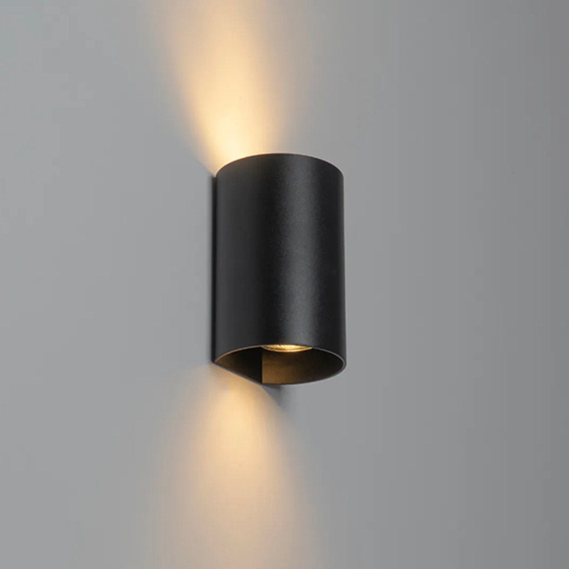 Qazqa wandlamp zwart, Ophalen, Dimbaar, Modern, Nieuw