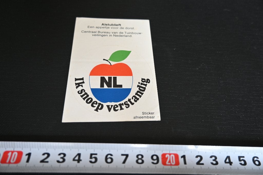 sticker NL Ik snoep verstandig, Ophalen, Zo goed als nieuw