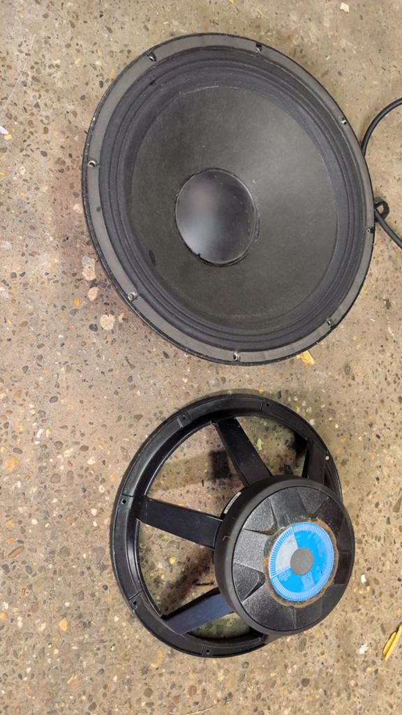 2x Beyma 18G550 speaker voor recone, Ophalen of Verzenden, 120 watt of meer