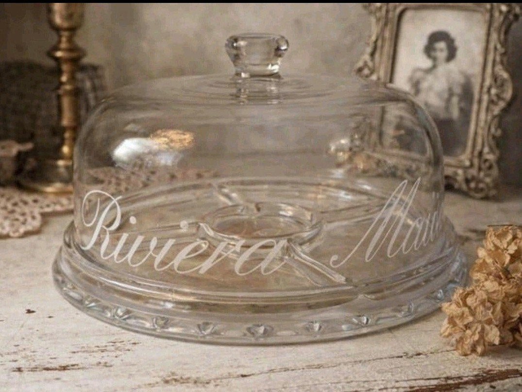Riviera maison stolp, cake standaard plateau etagère, Ophalen, Gebruikt