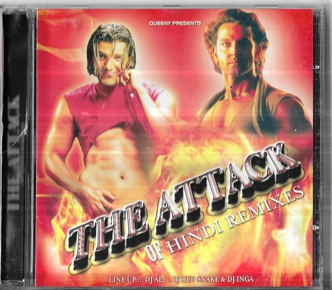 The Attack of Hindi Remixes CD - Bollywood Dance Music, Gebruikt, Inclusief doosje, Album, Indiaas