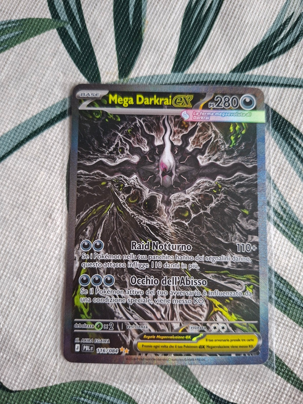mega Darkrai EX 280, Hobby en Vrije tijd, Ophalen, Nieuw, Losse kaart