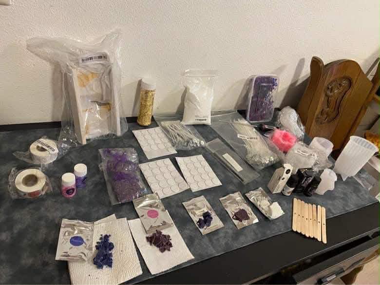 Kaarsen maken set, Ophalen, Gebruikt, Meerkleurig, Kunststof