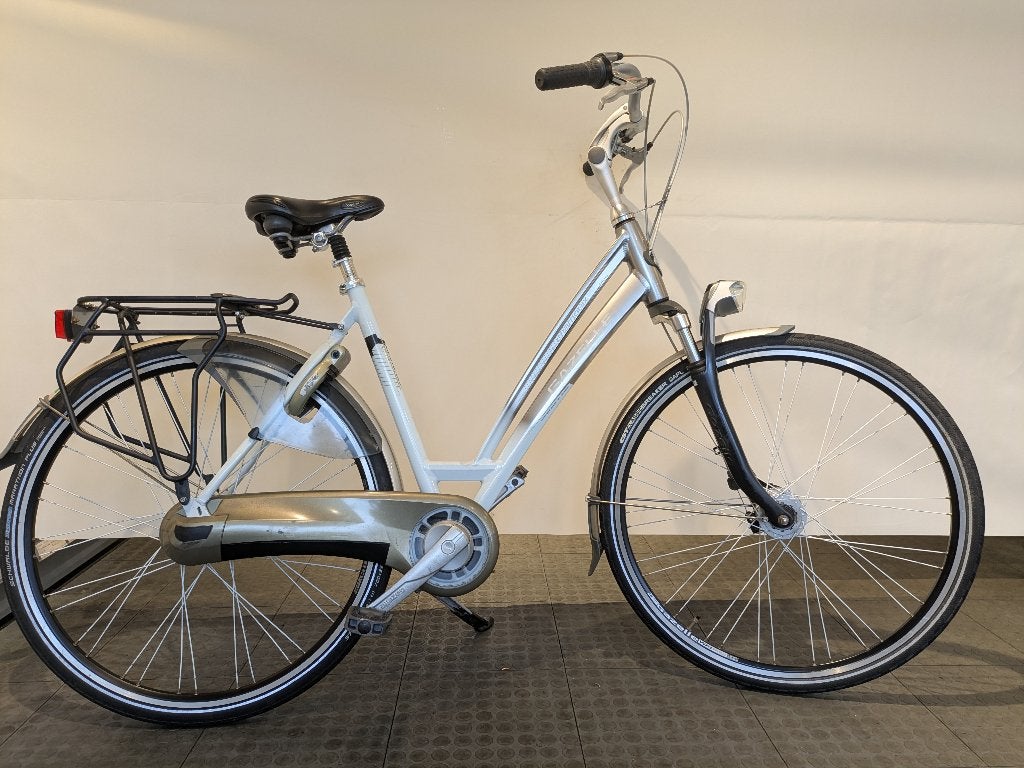 28 inch Gazelle Chamonix Plus met 7 versnellingen/ vering., Fietsen en Brommers, Fietsen | Dames | Damesfietsen, Ophalen, 53 tot 56 cm