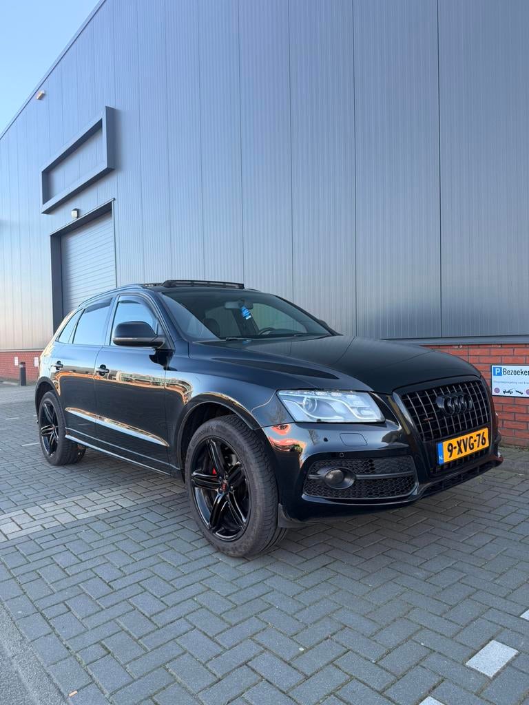 Audi Q5 2011 S-line Quattro, Panorama 2.0 tfsi, Auto's, Automaat, Euro 5, Zwart, 4 cilinders