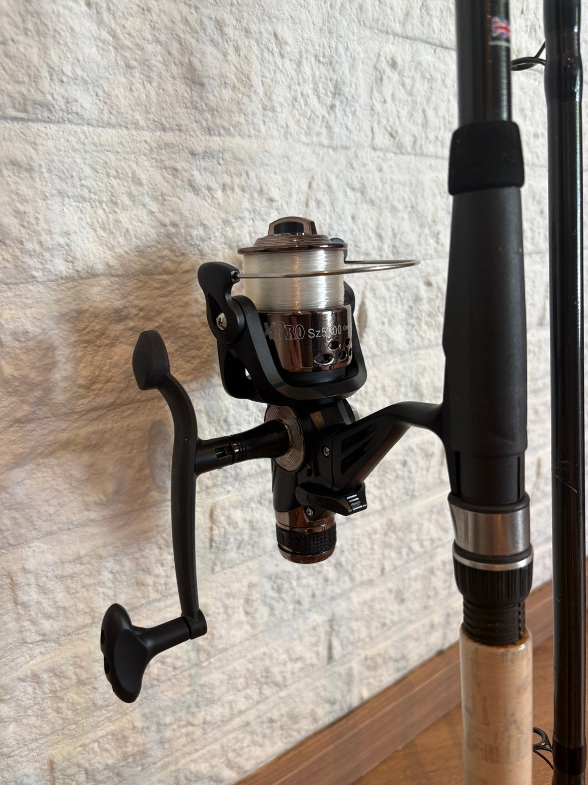 Vishengel Carp feeder hengel z.g.a.n, Ophalen of Verzenden, Zo goed als nieuw, Complete hengel