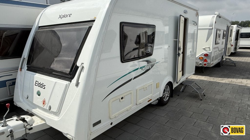Elddis Xplore 402, Caravans en Kamperen, Standaardzit, Elddis, Tot en met 2, Bedrijf