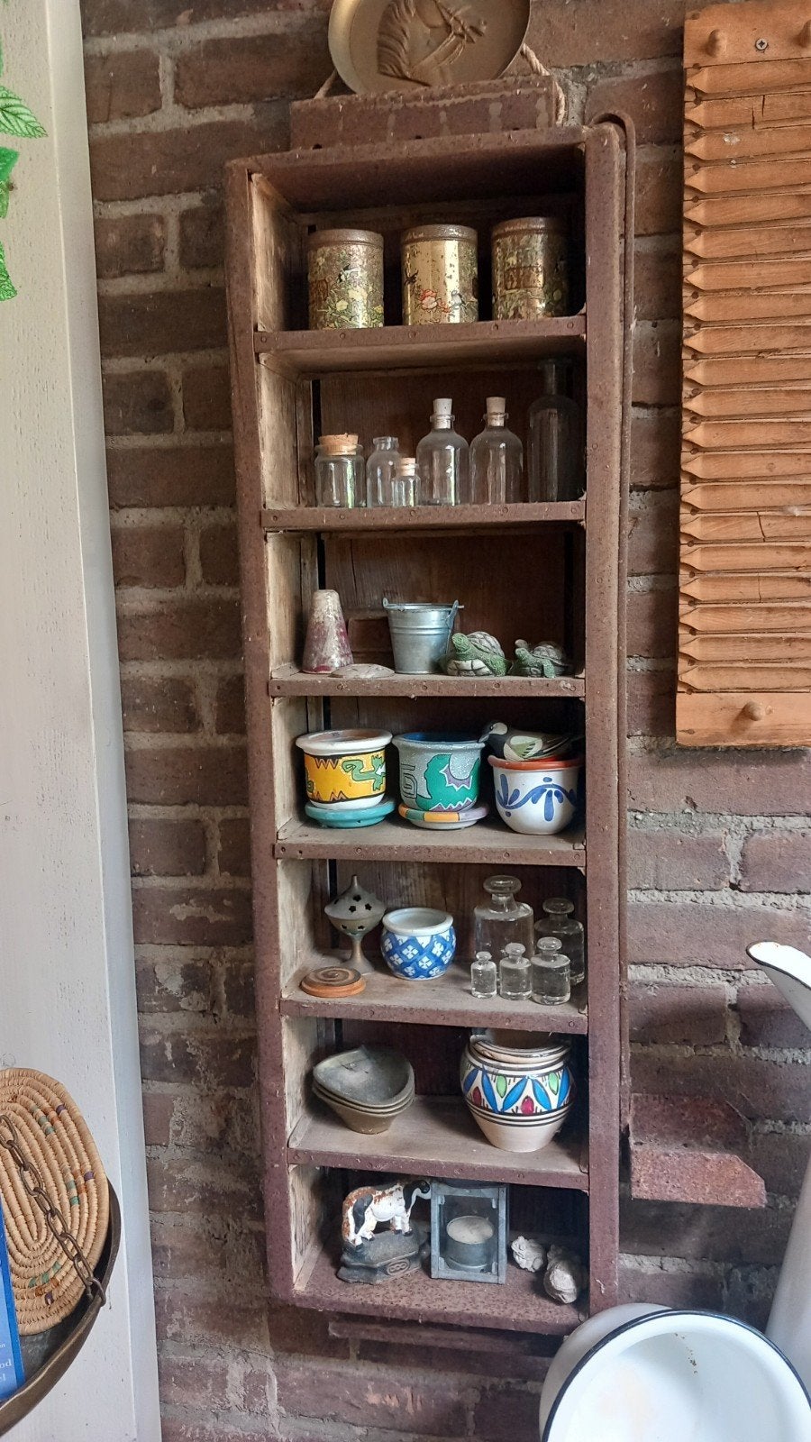 Oude Steenvorm Rek - Industriële Vintage Decoratie, Ophalen