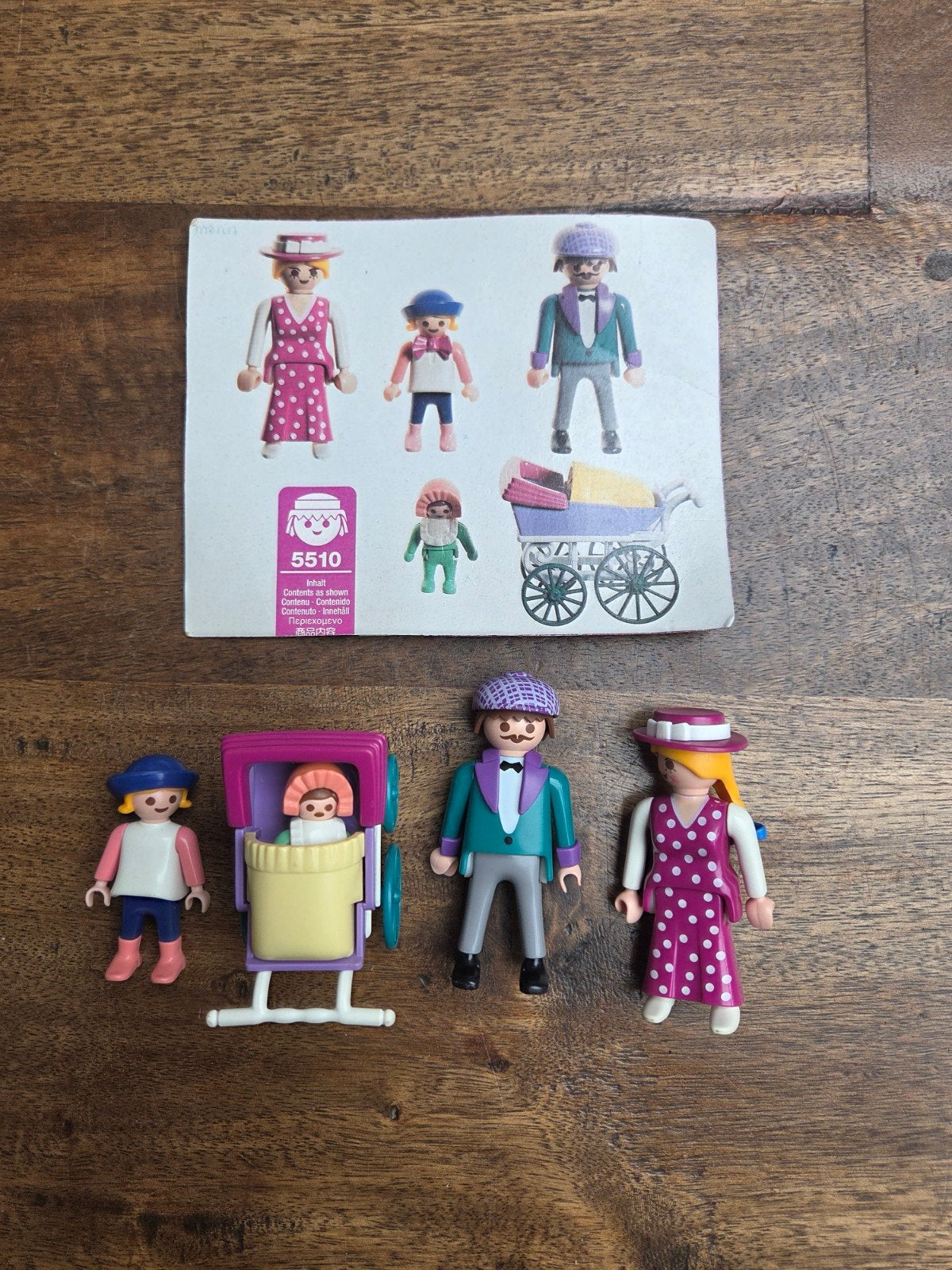 Playmobil 5510 Familie met kinderwagen, Kinderen en Baby's, Speelgoed | Playmobil, Complete set, Ophalen of Verzenden, Zo goed als nieuw