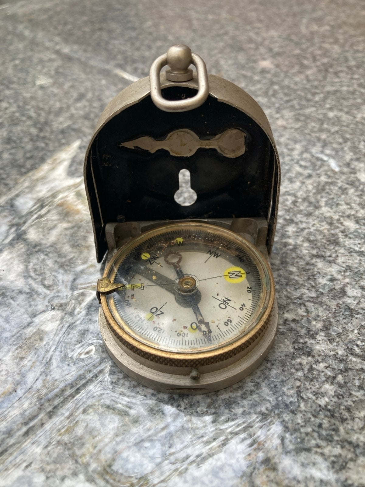 Vintage Kompas - Antiek Navigatie Instrument  jaartal19.40, Ophalen of Verzenden