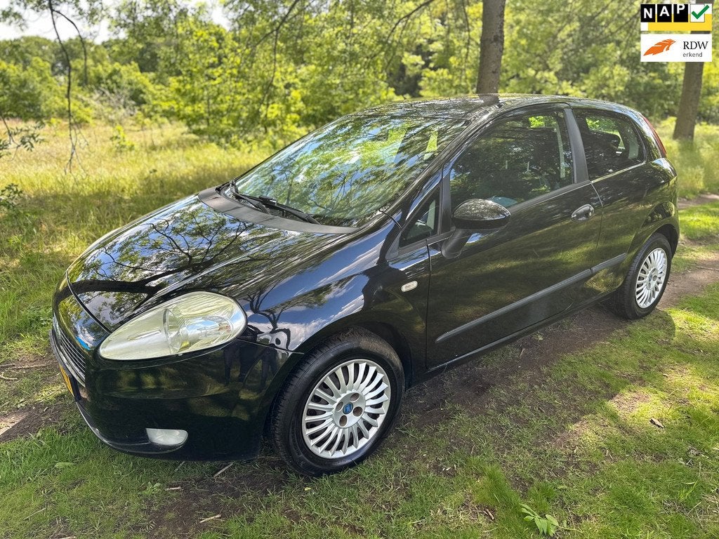 Fiat Grande Punto 1.2 Edizione Cool Nieuwe APK bij afleverin, 1242 cc, 4 cilinders, Grande Punto, Zwart