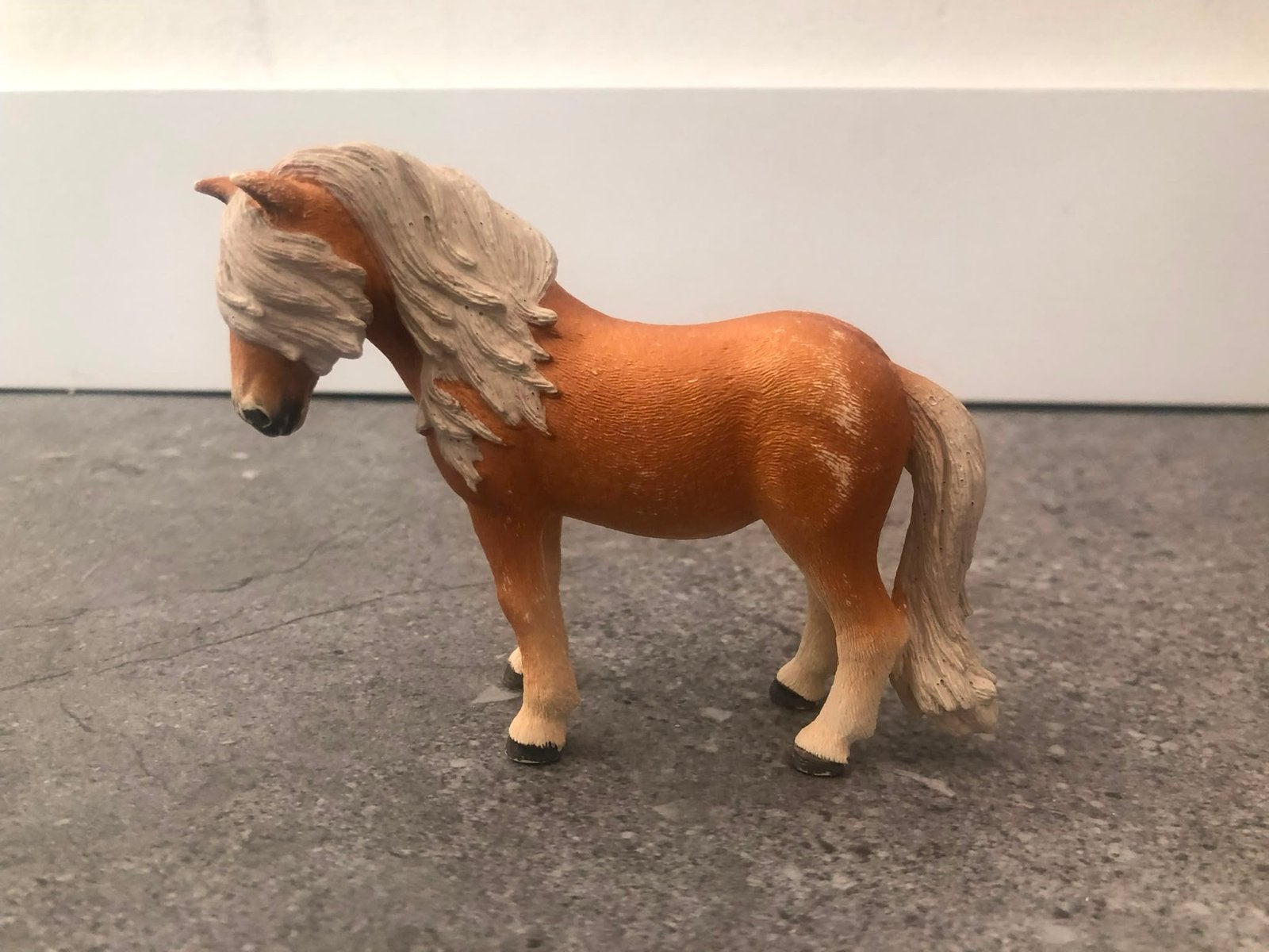 Schleich paard speelgoedfiguur, vos met blonde manen, Verzamelen, Ophalen of Verzenden, Gebruikt
