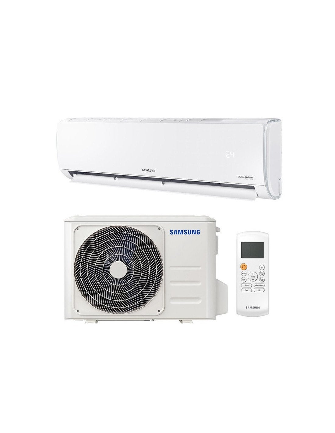 Samsung AR35 9000 BTU Airco Split Unit 2,6 kW, Ophalen, Koelen en Ontvochtigen, Timer, Nieuw