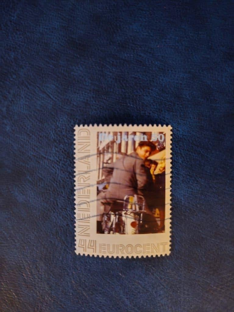 Persoonlijke postzegel de jaren 50 Nozems, Postzegels en Munten, Verzenden, Na 1940, Gestempeld