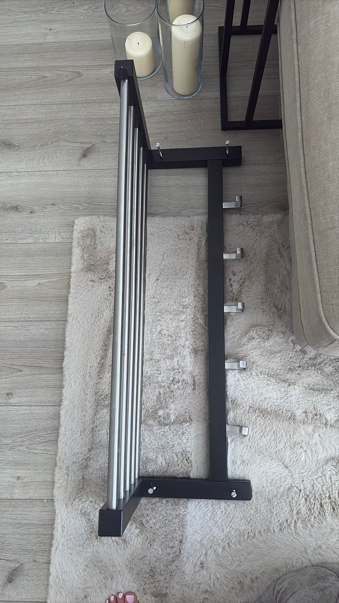 Kapstok, Huis en Inrichting, Gebruikt, Minder dan 100 cm, Metaal, Ophalen