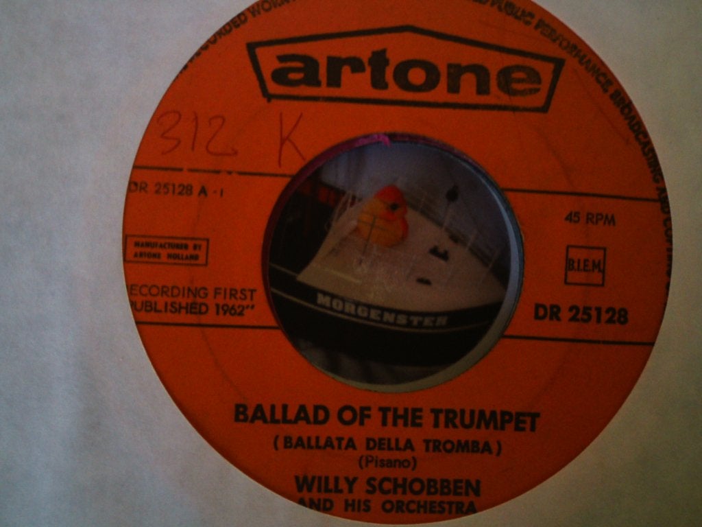 willy schobben - ballad of the trumpet   22jun, Wereldmuziek, 7 inch, Single, Ophalen of Verzenden