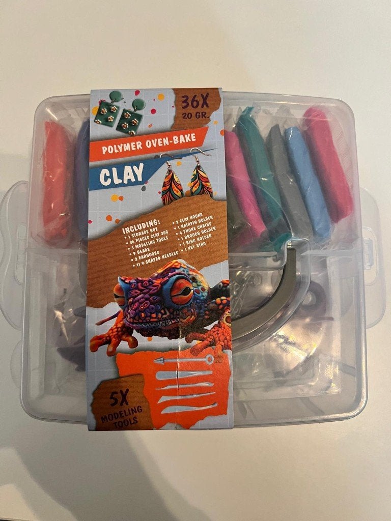 Polymer Oven-Bake Clay Knutselset - 36 kleuren, Hobby en Vrije tijd, Knutselen, Textiel, Nieuw, Meerkleurig, Ophalen of Verzenden