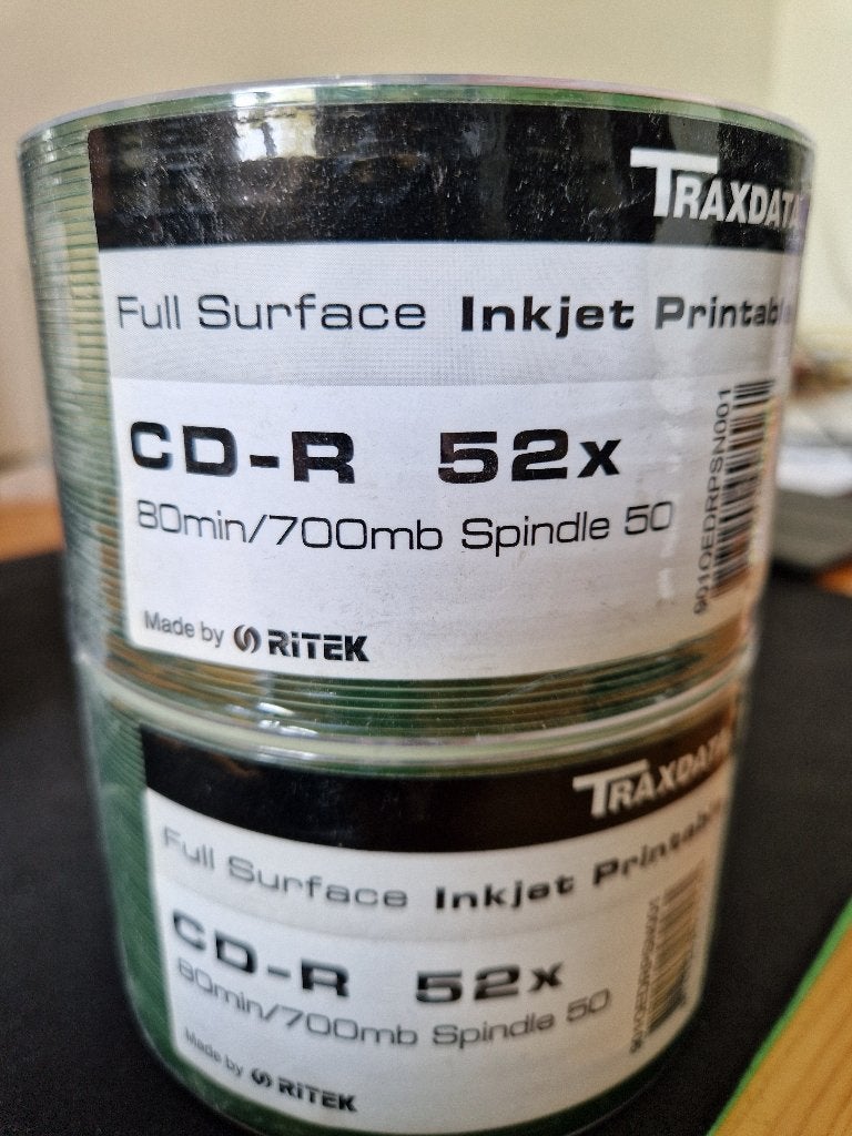 Ritek CD-R spindle 50 stuks, Ophalen, Op spindel, Cd, Nieuw