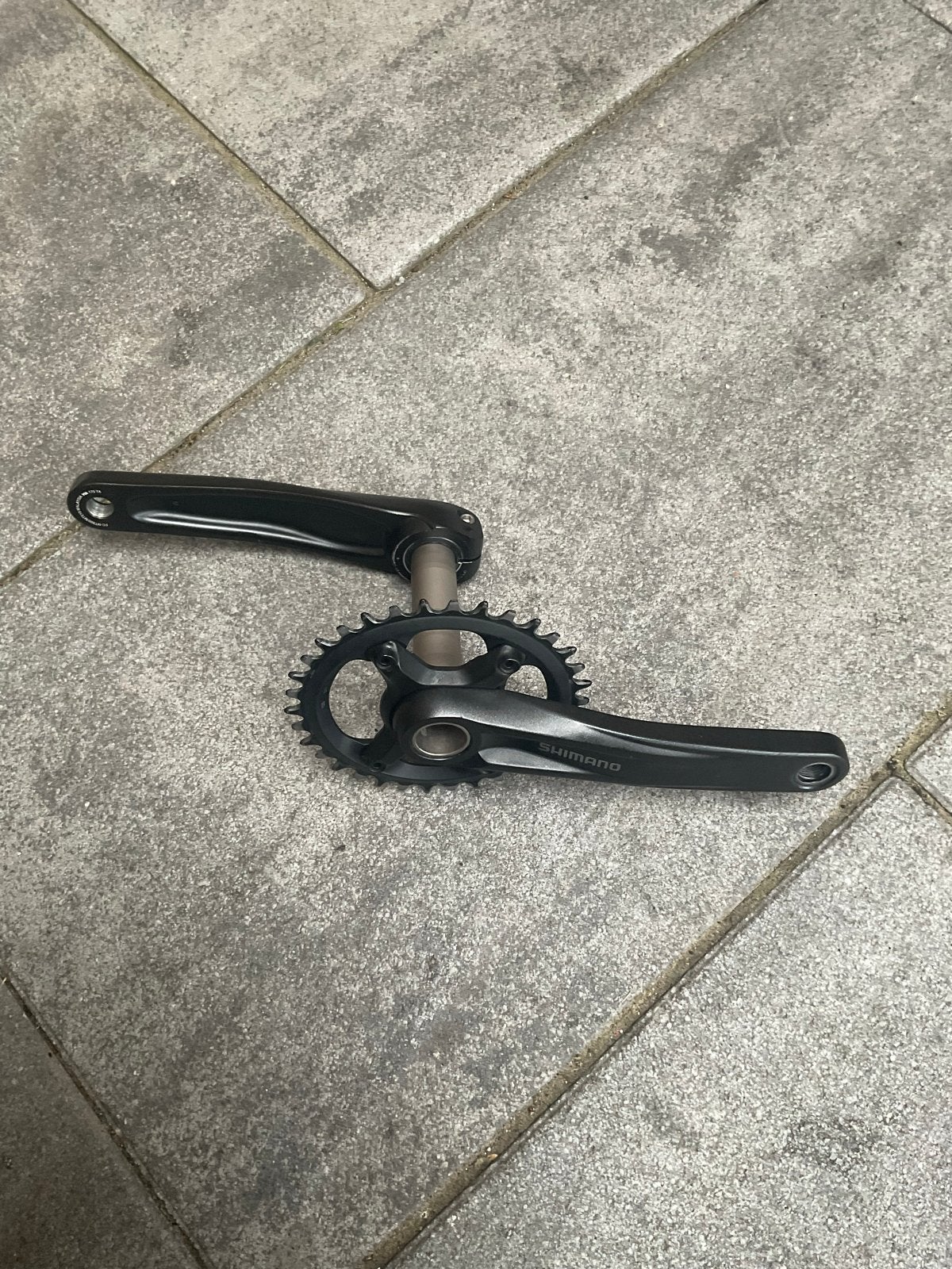 Shimano FC-MT500 Crankstel 175mm 34t MTB, Fietsen en Brommers, Fietsonderdelen, Ophalen of Verzenden, Zo goed als nieuw, Mountainbike