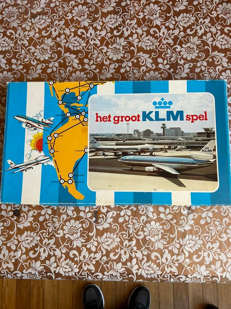 Het groot KLM spel/Bordspel/Gezelschapsspel., Ophalen of Verzenden, Gebruikt