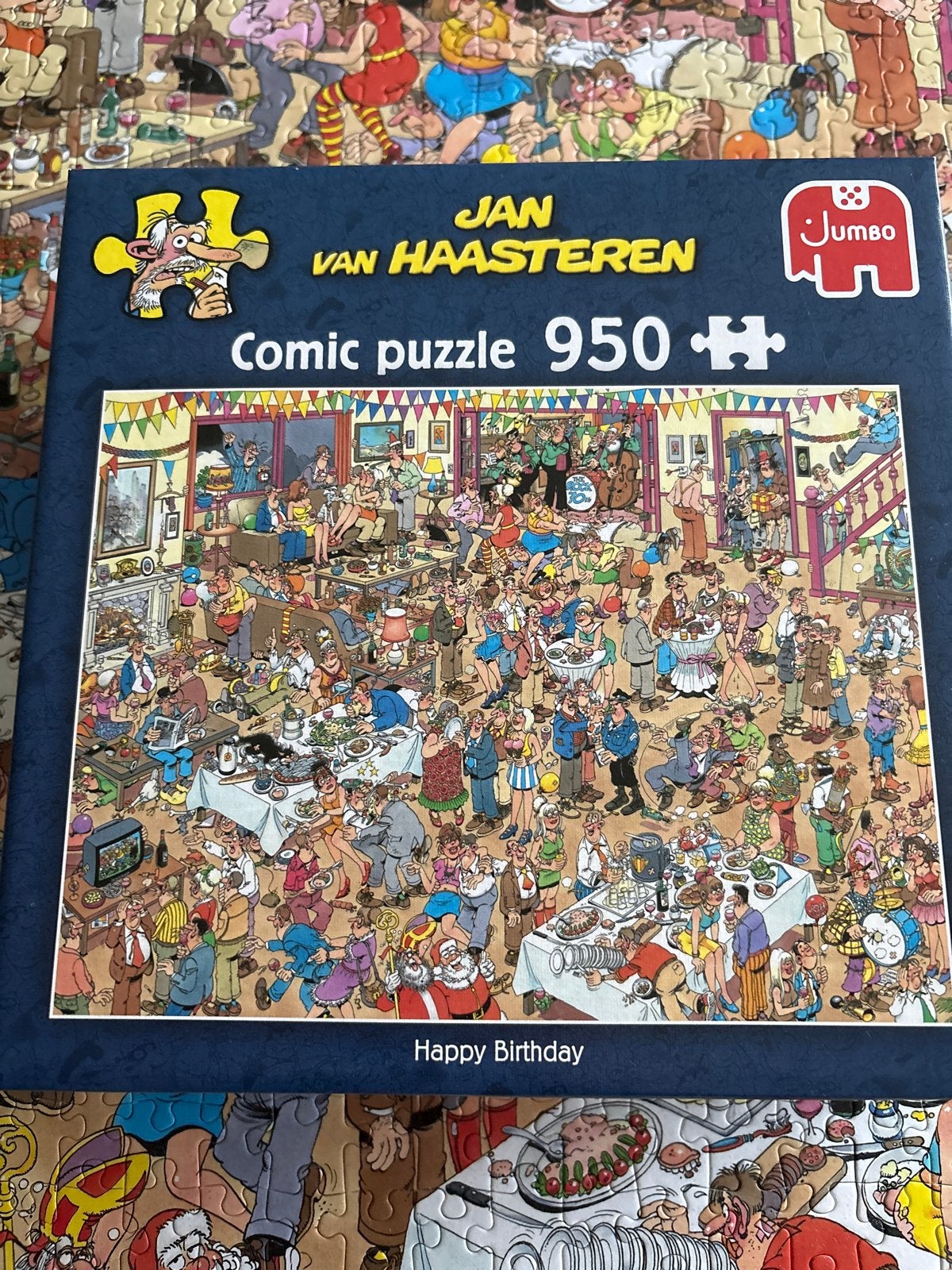 Jan van Haasteren Puzzel 950 stukjes - Happy Birthday, Ophalen, 500 t/m 1500 stukjes, Zo goed als nieuw, Legpuzzel
