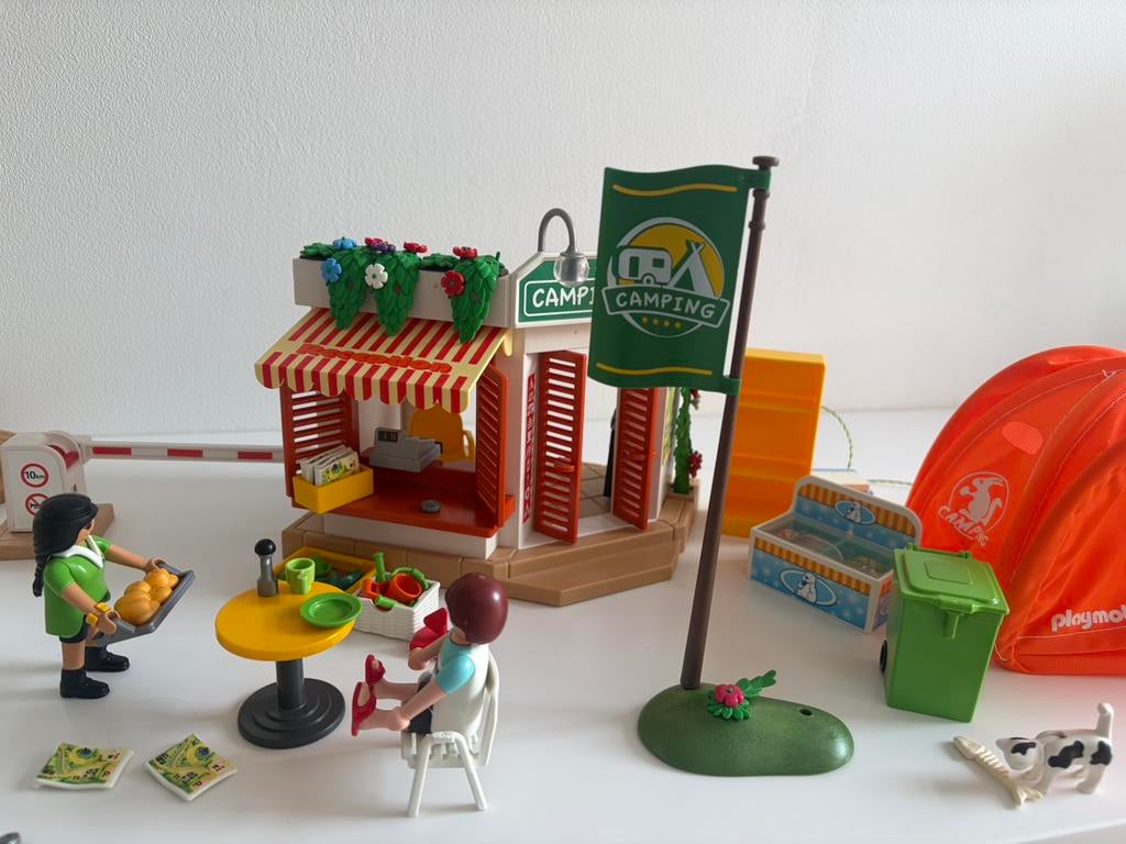 Playmobil grote camping 5432, Kinderen en Baby's, Speelgoed | Playmobil, Ophalen of Verzenden, Gebruikt, Complete set
