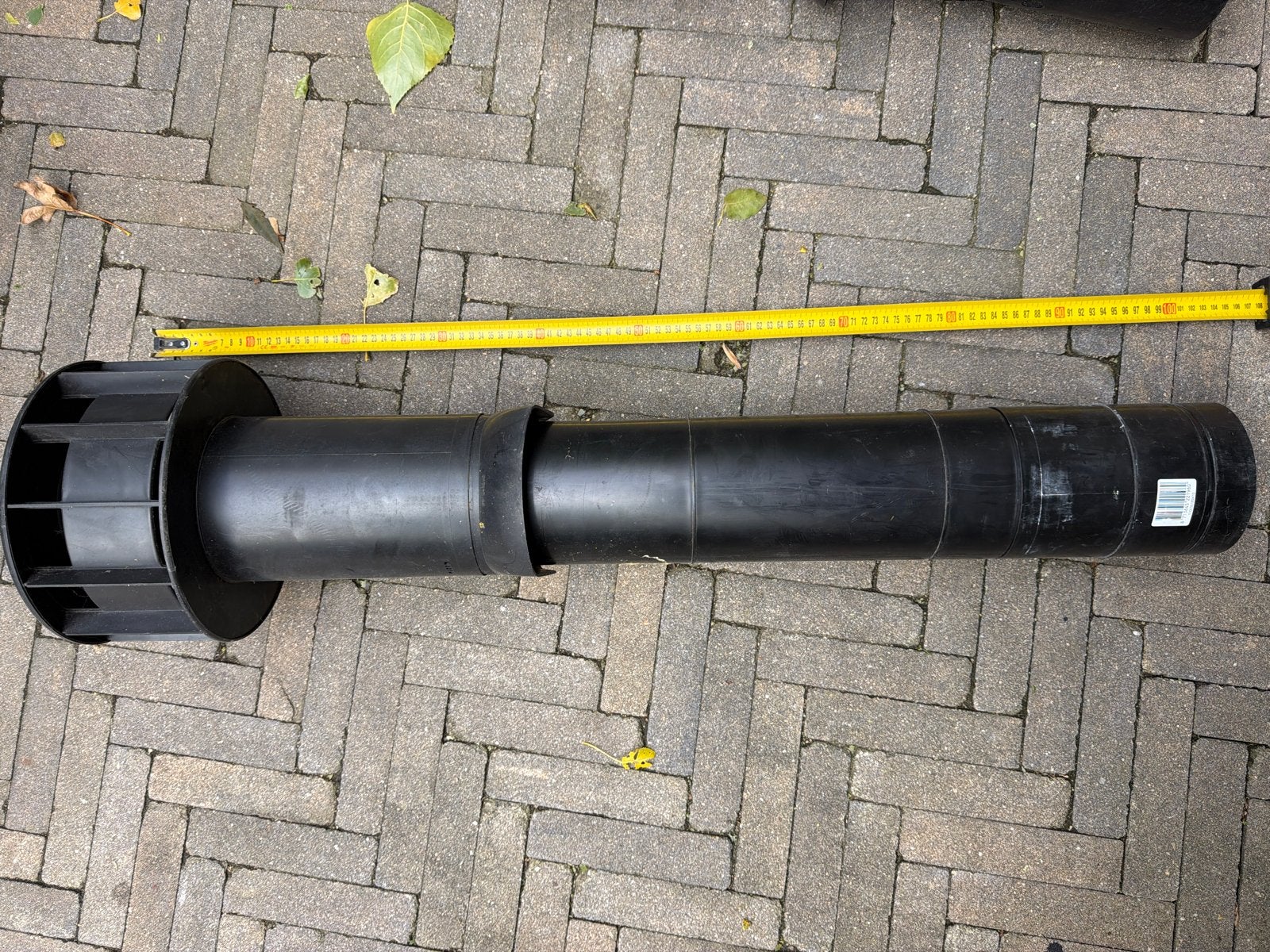 Dakdoorvoer voor hellend dak met trekkap, Afvoer, Pvc, Nieuw, Ophalen of Verzenden