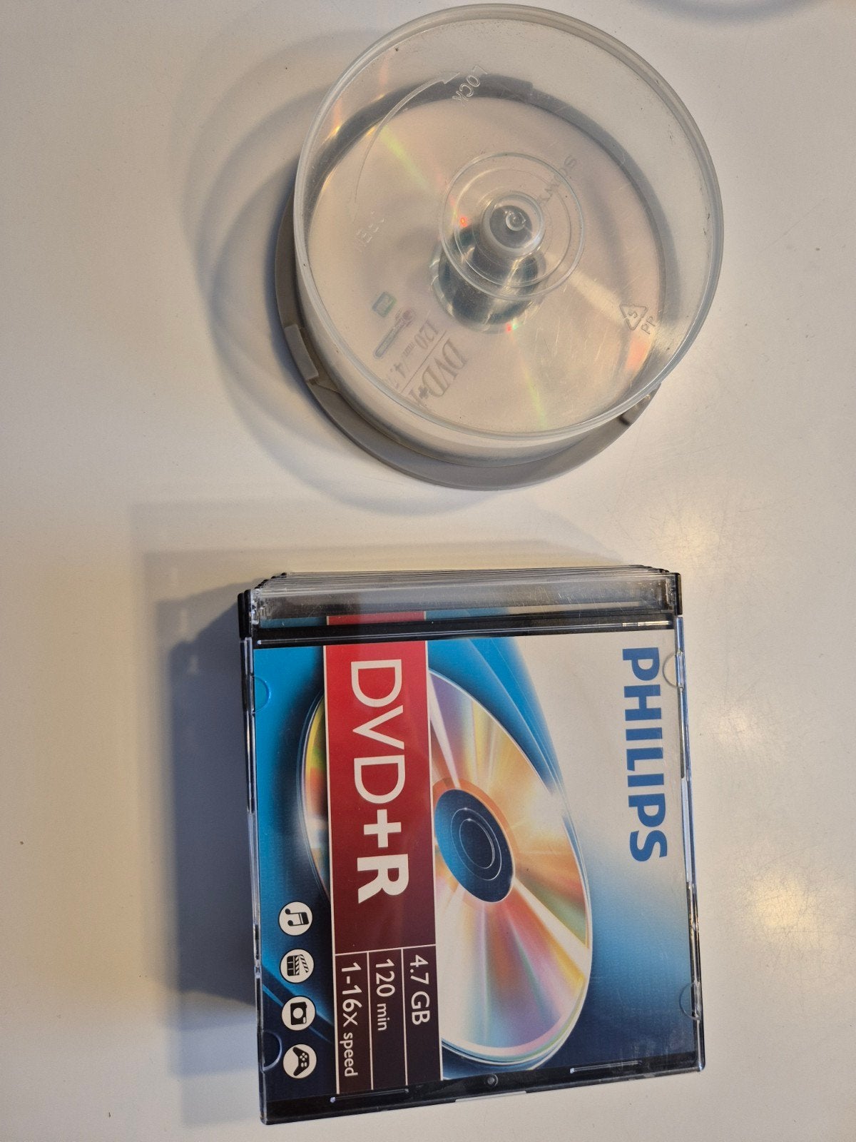 13 Nieuwe DVD+R schijven (Sony en Philips) 120 min 4.7 GB, Ophalen of Verzenden, Nieuw, Dvd, Sony, Philips