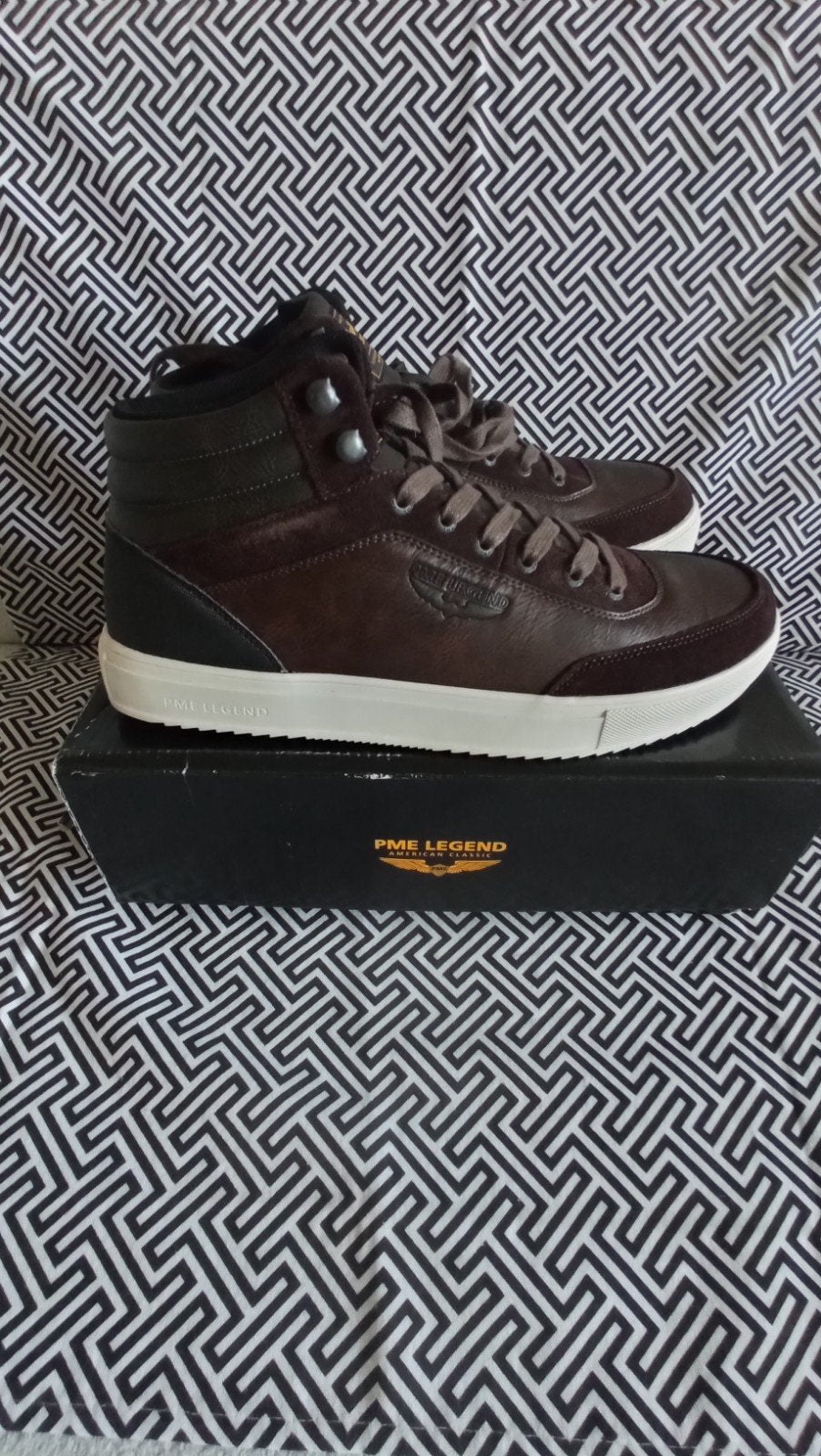 PME Legend sneakers bruin mid maat 45 nieuw, Bruin, Verzenden, Pall Mall PME Legend, Nieuw