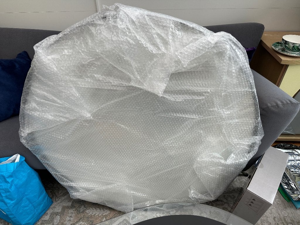 Ronde spiegel 100 cm  Nieuw, Huis en Inrichting, Woonaccessoires | Spiegels, Ophalen, Rond, Nieuw, 75 tot 100 cm