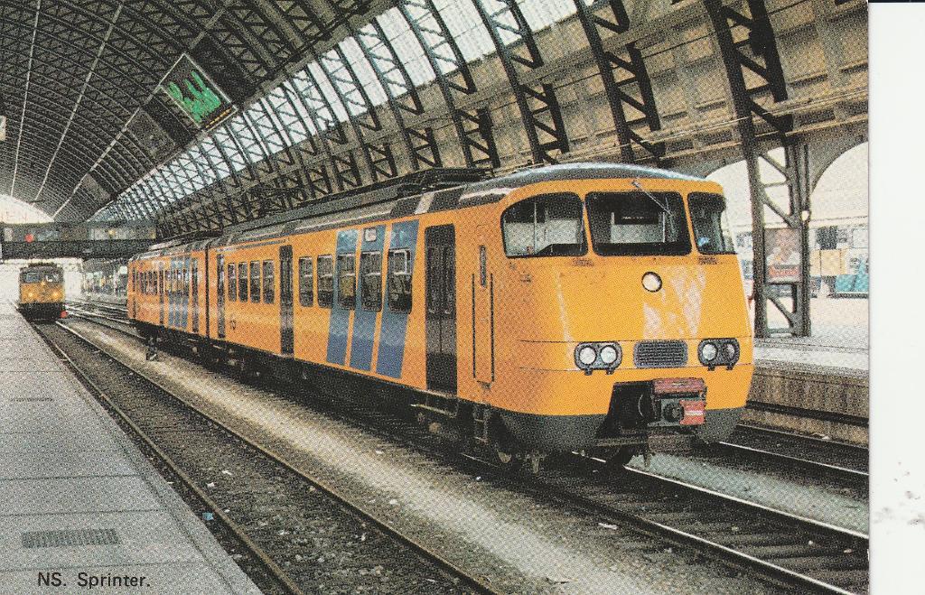NS Sprinter, Ophalen of Verzenden, Zo goed als nieuw, Trein, Kaart of Prent