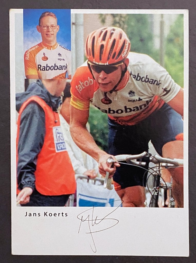 Wielershirt RABOBANK – JANS KOERTS-97/98 + naamlabel, Ophalen of Verzenden, Overige typen
