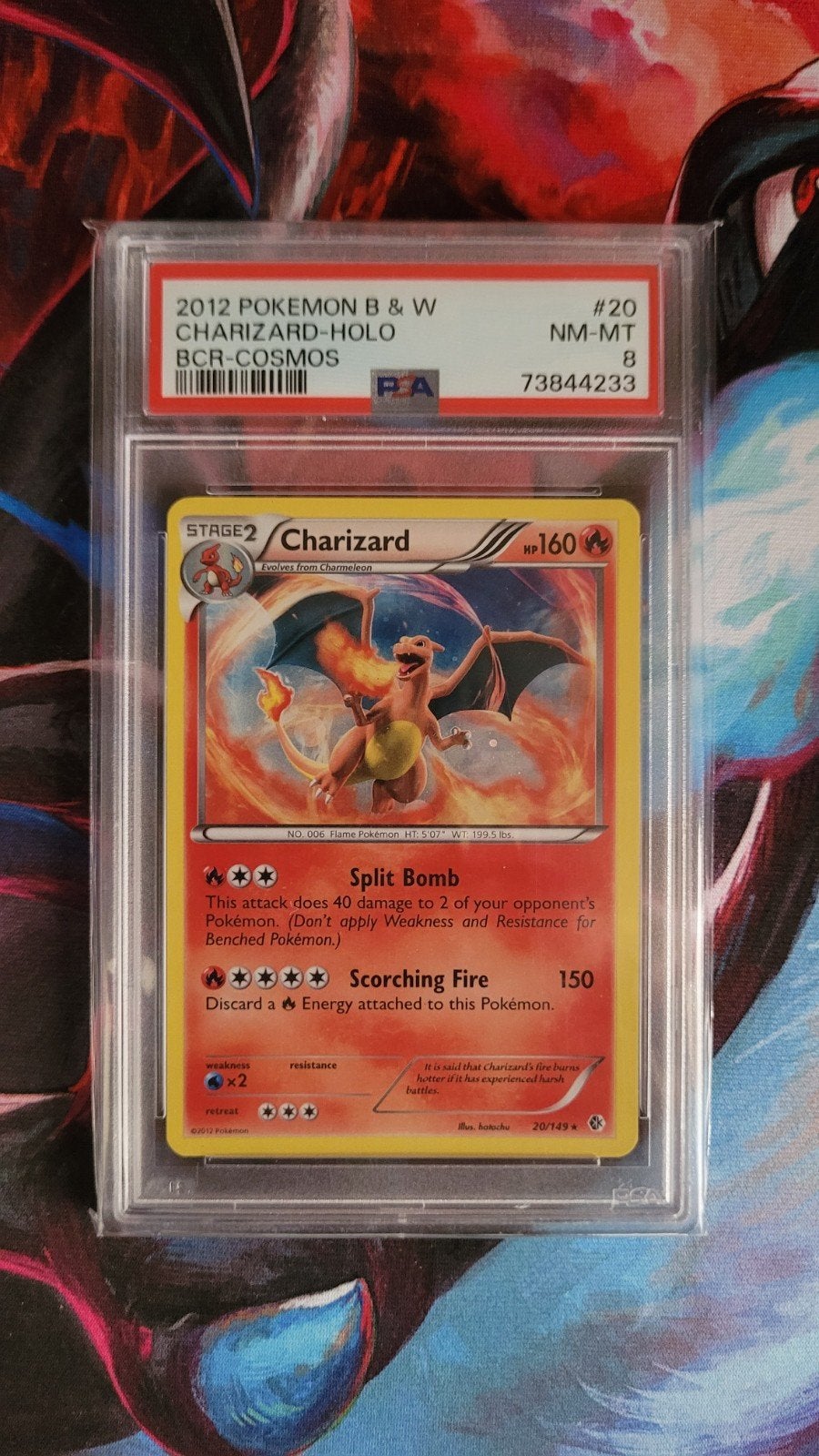Pokémon | PSA 8 | Charizard (Cosmos Holo) | BCR #20, Ophalen of Verzenden