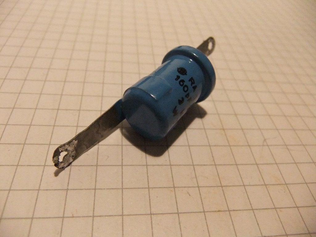 DRALORIC HSP Condensator 160pF 2kV, Hobby en Vrije tijd, Ophalen of Verzenden, Gebruikt